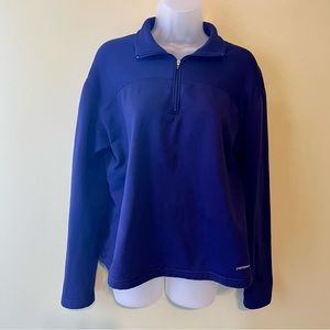 Patagonia Capilene Purple 1/4 Zip Pullover, Size Large
